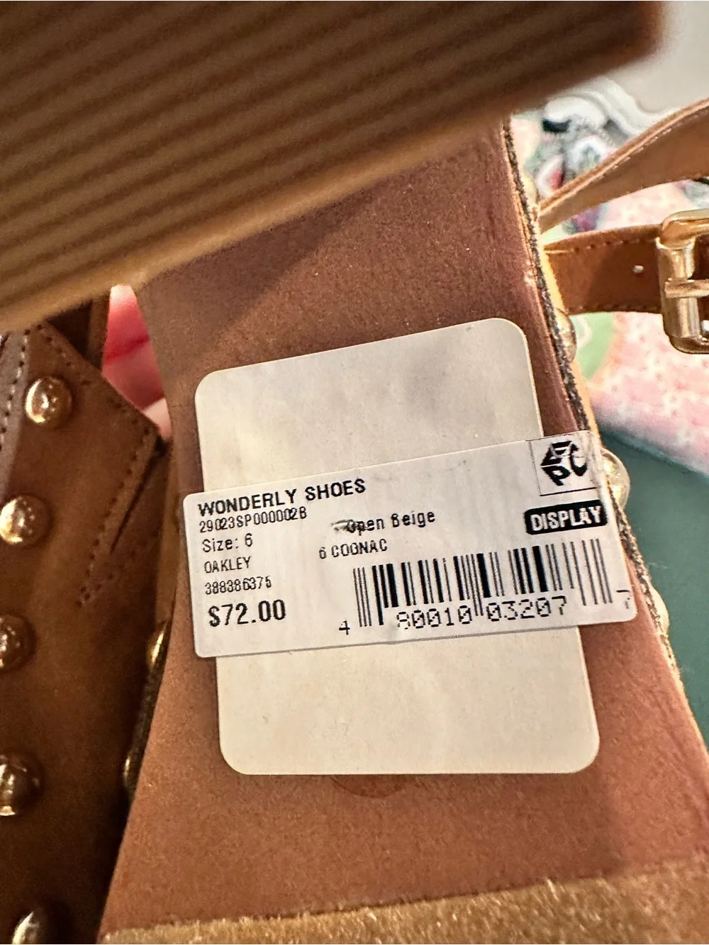 Wonderly Tan Suede Platform Slingback Sandals